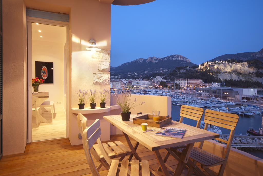 Appartement Les Barques, Vue splendide sur le port de Cassis Chambre photo