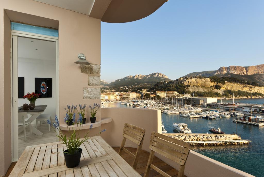 Appartement Les Barques, Vue splendide sur le port de Cassis Chambre photo